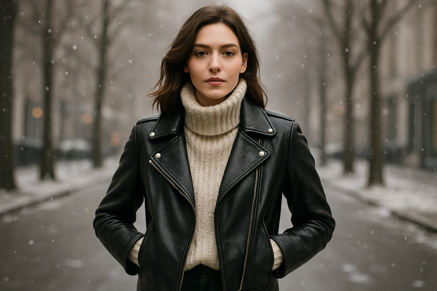 How to Layer Women’s Leather Jackets in Winter